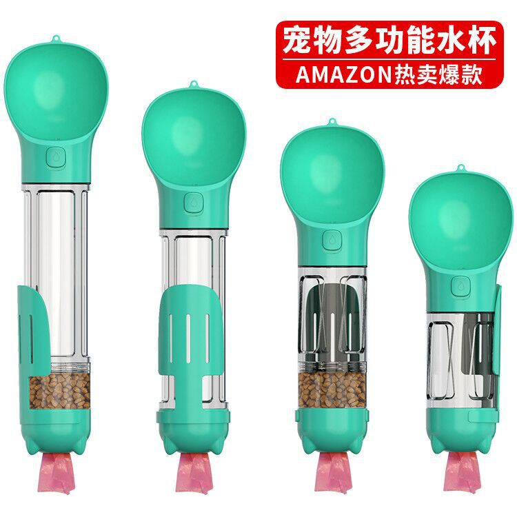 Pet Traveling Water Cup Dog Supplies Travel Outdoor Drinking Fountain Multi-function Toilet Shovel Pet Water Bottle