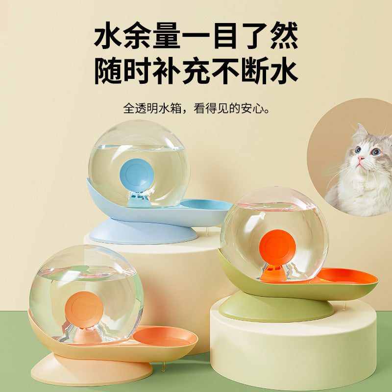 Small Fresh Snail Water Dispenser Pet Automatic Water Feeding Large Capacity Dog Cat Water Dispenser Factory Direct Sales
