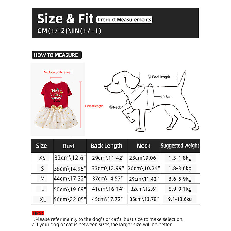 Christmas Autumn And Winter New Dog Clothing Two-legged Clothes And Skirts Pet Clothes Cat Clothing