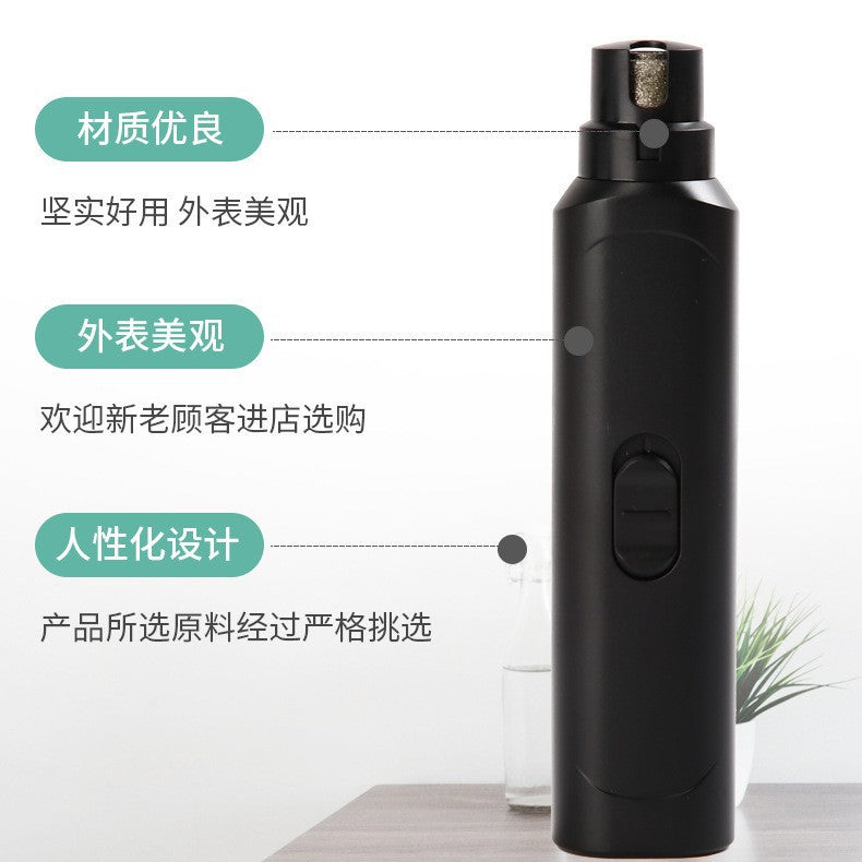 Cross-Border Pet Nail Grinder For Large And Small Dogs, Nail Clippers For Cats, Electric Nail Trimmer, Grooming Nail Tool For Dogs