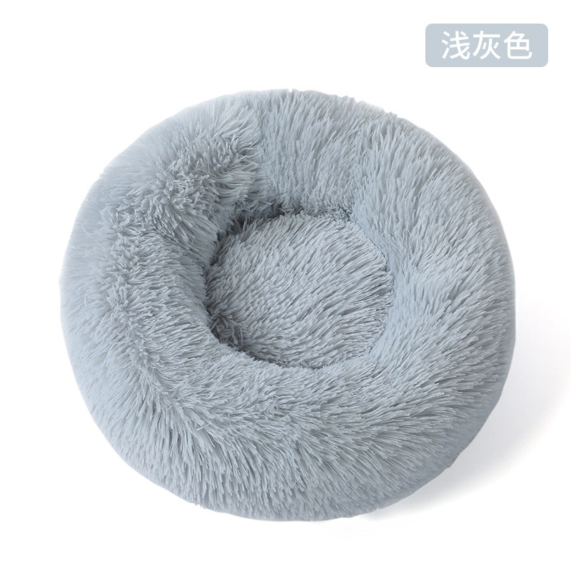 Doghouse Cat Nest Plush Pet Nest Warm Dog Kennel Winter Dog Bed Pet Bed Dog Mat