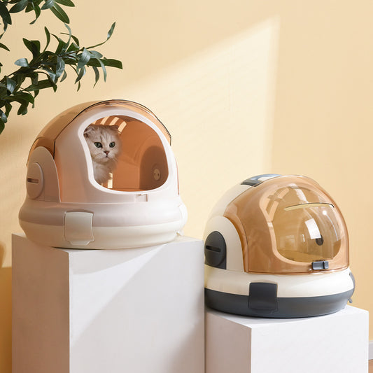 New Simple Basket Air Case Portable Breathable Pet Space Capsule Multifunctional Panoramic Cat Bag